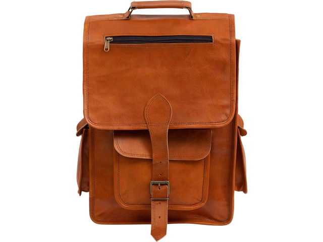 Shy Shy Let's Touch The Sky 16' Vintage leather Backpack Laptop Messenger Bag Lightweight College Rucksack Sling for Men Women