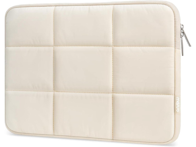 MOSISO Laptop Case 13.3 inch,13-13.3 inch Puffy Laptop Sleeve, Sand Compatible with MacBook Neo/Air 13.6/Pro 13/Pro 14, HP Dell ASUS Lenovo,...