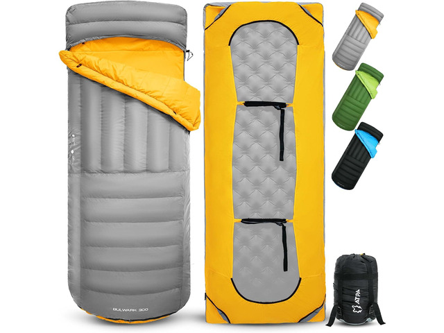 ATEPA Down Sleeping Bag for Adults, Recycled Ultralight 35Â°F 40Â°F 45Â°F 50Â°F 650FP / 700FP 3 Season Compact Sleeping Bags with Compression Sack for...