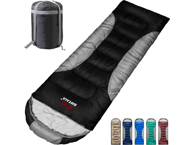 0 Degree Winter Sleeping Bags for Adults, Cold Weather Camping Waterproof, Compression Sack, Anti-Snag Zipper, Draft Tube Retain Warmth, Fit for...