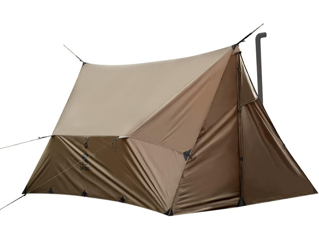 OneTigris ROCDOMUS Hot Tent with Stove Jack, 3000mm Waterproof, Versatile Lightweight Hammock Tent for Camping, Hiking, Backpacking, Bushcraft, Car...