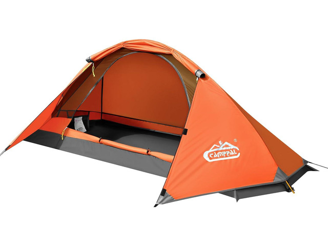 1 Person Tent for Camping Hiking Mountain Hunting Backpacking Tents 4 Season Resistance to Windproof Rainproof and Waterproof