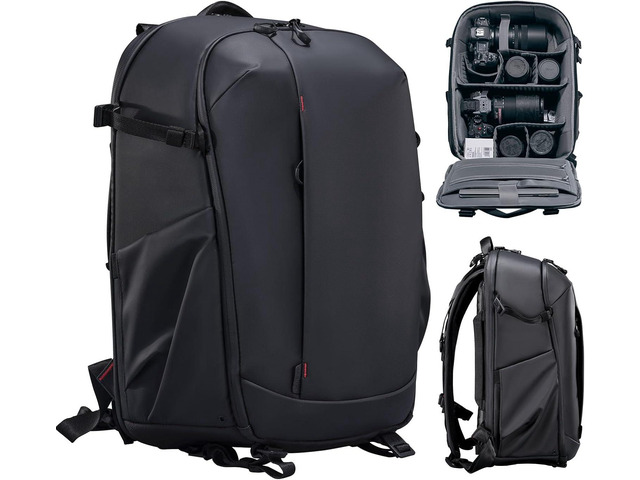 ULANZI 22L Camera Backpack Professional Bag, Water-Resistant Camera Case Photography Anti Theft Travel for Photographers DSLR Mirrorless Camera...