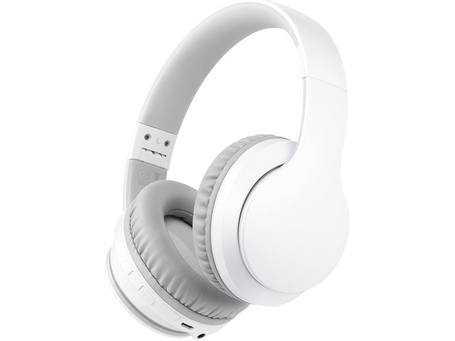 rockpapa E7 Wired/Wireless Bluetooth Headphones with Mic, 25 Hours Playtime 2 in 1 Wire less Blue tooth Head Phones Foldable Lightweight for Kids...