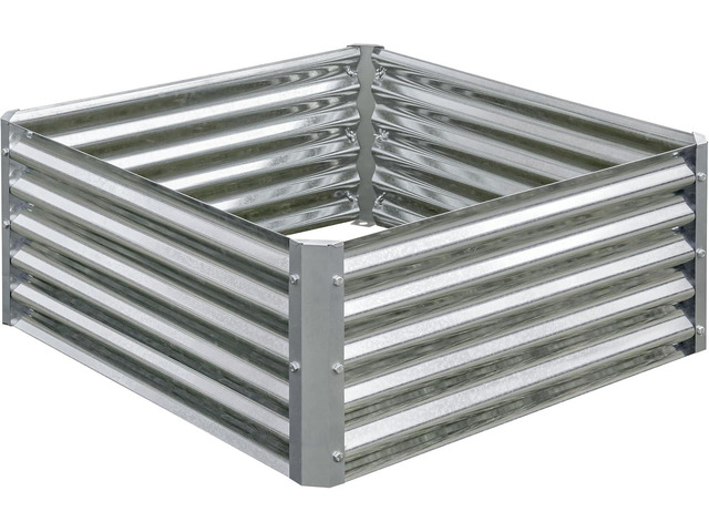 Arrow Grow IT 36 x 36 x 17 ft Galvanized Raised Bed Garden