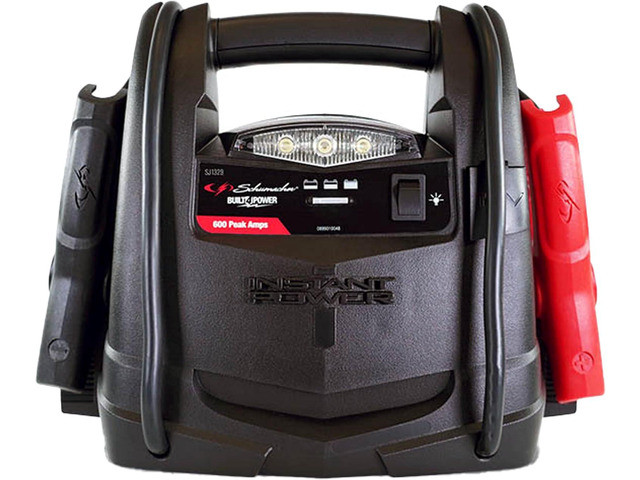 Schumacher Electric 600A Car Battery Jump Starter and Portable Power Station, 3-in-1 Solution, 12V DC Outlet, for 12V Power Sport, Automotive, and...