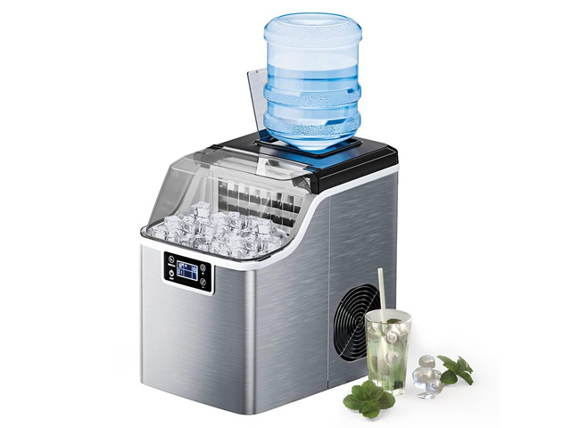 ARLIME Countertop Ice Maker, Portable Self-Cleaning Ice Machine