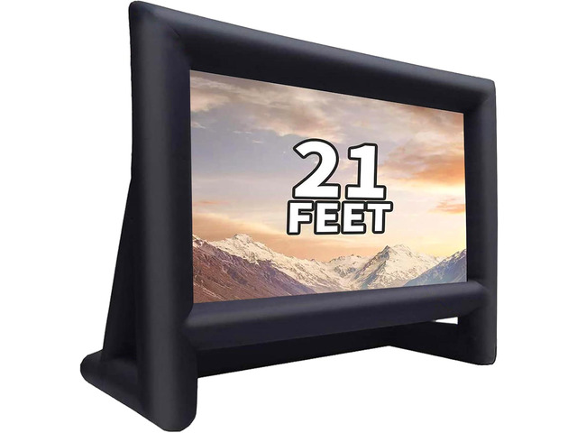 GYUEM 21 feet Inflatable Outdoor Projector Movie Screen