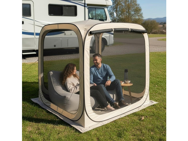HOOYEAH Pop-up Tent Screenhouse, Portable Screened Tent Camping Canopy Foldable Instant Screen Room Outdoor Gazebo with Mosquito Net for Patio,...