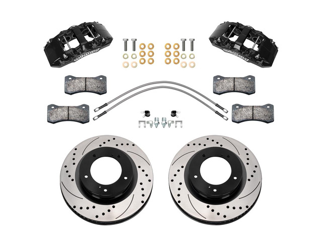 Front Brake Kit 07-15 Tundra Aero6 DM Drilled