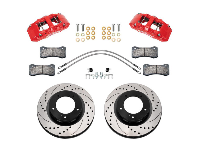 Front Brake Kit 07-15 Tundra Aero6 DM Drilled