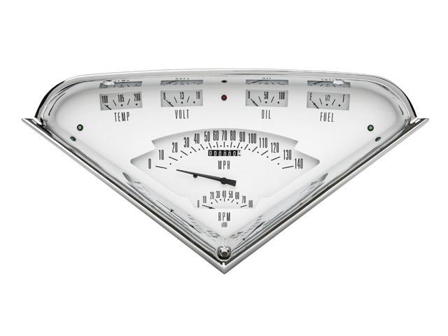 TACH FORCE 6 GAUGE SET WHITE