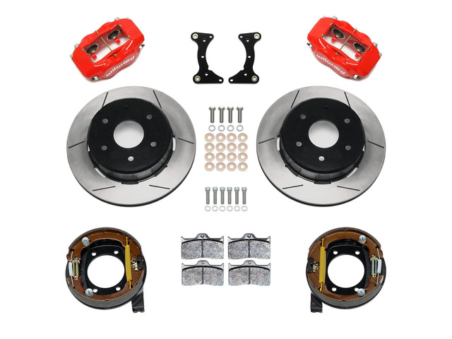 Rear Brake Kit Disc/Drum 71-91 BLazer FDLI Red