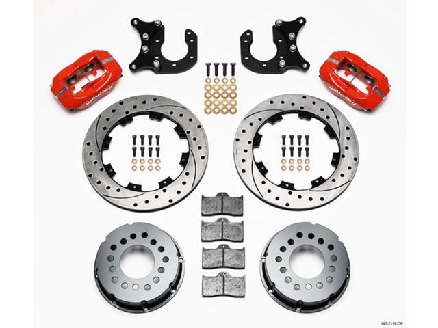 FDL P/S REAR KIT DRILLED RED