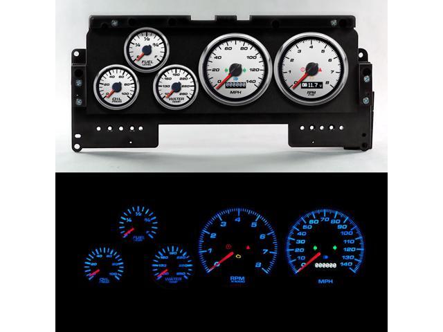 Gauge Kit Ford Truck 92-96 Perf II White
