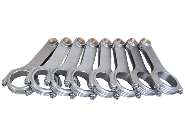 BBM 4340 Forged H-Beam Rods 6.760in w/.990 Pin