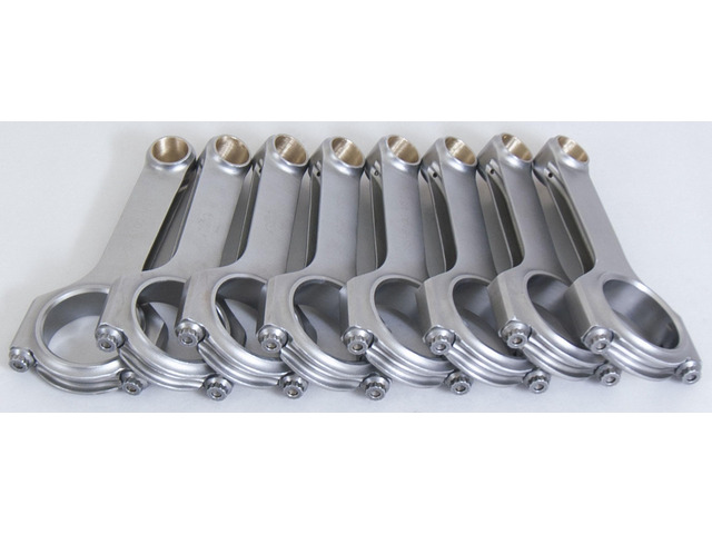 GM LS1 4340 Forged H-Beam Rods - 6.100
