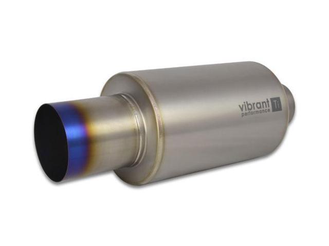 MUFFLER TITANIUM 3IN/4IN BLUE