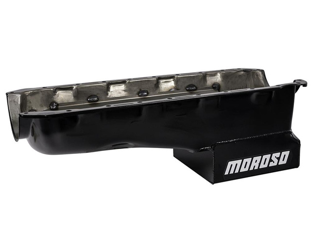 OIL PAN BBC STEEL W/FLAT SIDES