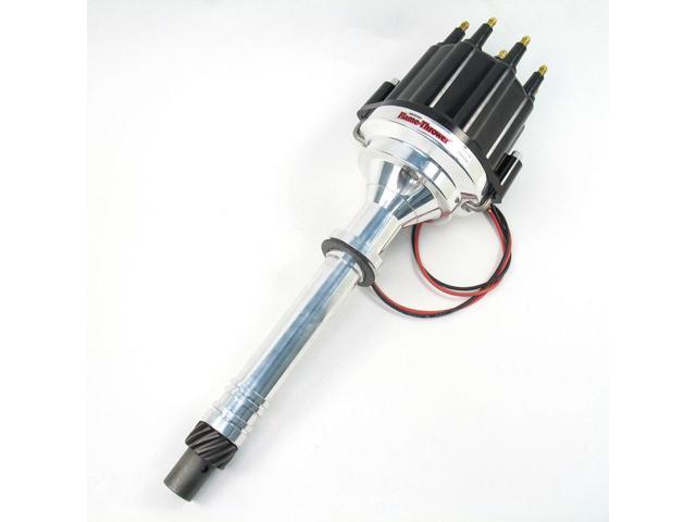 DIST BILLET MARINE CHEVY BLACK