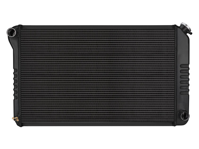 RADIATOR PERF ALUM BLACK CROSS