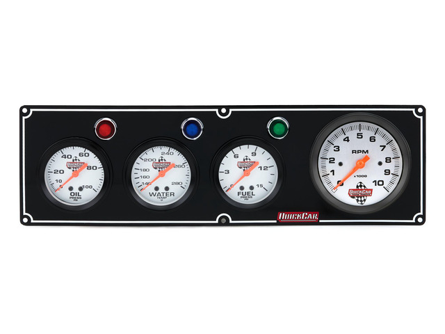 3-1 Gauge Panel OP/WT/FP w/3-3/8in Tach Black