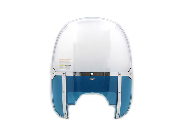Beaded Windshield Blue Lower