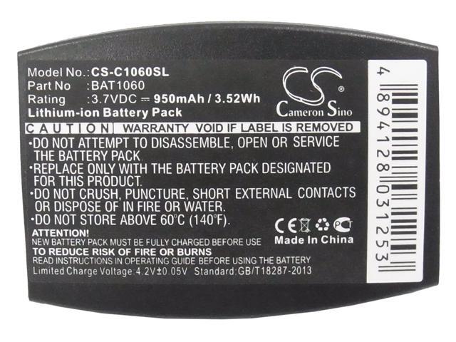 Cameron Sino Battery for 3M C1060, C1060 Wireless Intercom, RF1060, T-1, T-1 Drive-Thru headsets, XT-1 PN: BAT1060, CP-SN3M, XT-1 950mAh / 3.52Wh