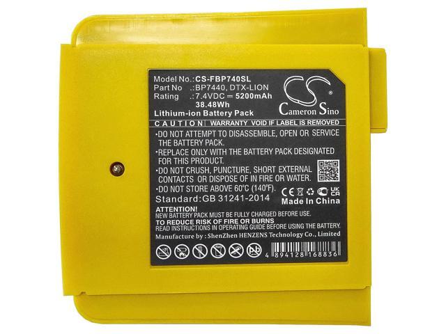 Cameron Sino Battery for Fluke DTX-1200-M, DTX-1200-MS, DTX-1800-M, DTX-1800-MS PN:Fluke BP7440, DTX-Lion 5200mAh / 38.48Wh