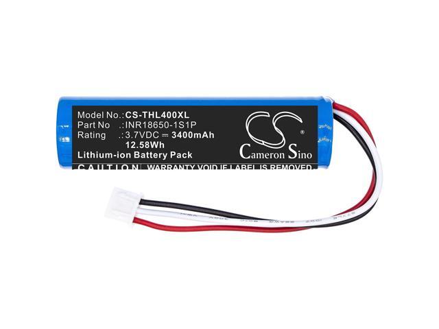3400mAh / 12.58Wh Battery for Theradome LH40, LH80, LH80 Pro PN:Theradome INR18650-1S1P