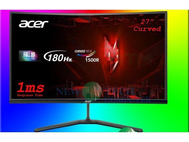 Acer Nitro Curved 27â Gaming Monitor ED270R S3 Full HD 180Hz 1ms 2XHDMI DISPLAYPORT (2 Yr Manufacturer Warranty)