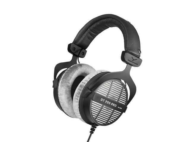 DT 990 PRO Studio Headphones (80 Ohm, Gray) Open Back, Over Ear, Wired Professional Audiophile, Gaming, Podcast, Mixing, Limited Edition Gray...