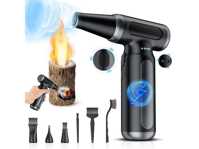 Electric Air Duster for PC Cleaning, 330000 RPM Compressed Air Duster & Keyboard Cleaner, Reusable Canned Air Replacement, Cordless Electronics...