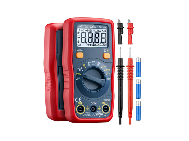 KEHIPI Digital Multimeter, Voltmeter 1.5v/9v/12v Battery Voltage Tester Auto-Ranging/Ohmmeter/DMM with NCV Function, Accurately Measures Voltage...