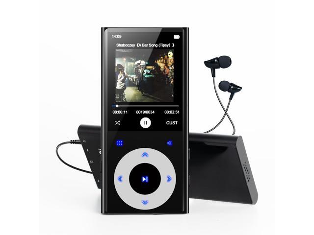 2.4' Screen 64GB MP3 Player with Bluetooth Hi-Fi Sound Built-in Speaker Lossless Bluetooth MP3 Player FM Radio,Voice Recorder, Touch Buttons...
