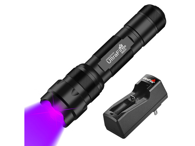 395-405nm UV Flashlight for Resin Curing, Zoomable Black Light Pet urine stain checks on carpets and upholstery; UV leak detection light for...