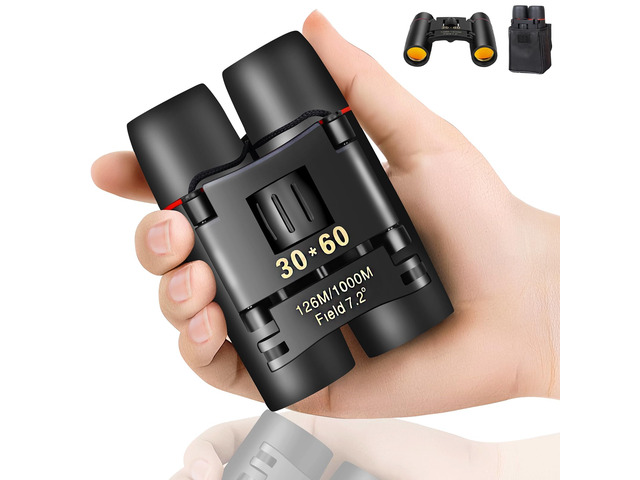 Compact Binoculars for Adults and Kids, HD Mini Portable Outdoor Binoculars Children, Pocket Lightweight Folding for Bird Watching, Hunting,...