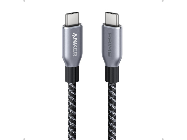 Anker Prime USB C to USB C Cable, 240W Fast Charging Durable Cable (3 ft) USB 2.0 Upcycled-Braided Nylon, 100-Year Bend Durability for iPhone 18...