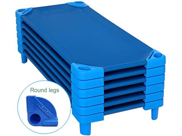 Kore Design Stackable Standard Cot (52x23x7') Blue, Round