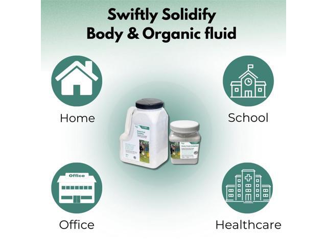 Kore Design Body Fluid Solidifier, Light Weight Absorbent, 1L Jug, White