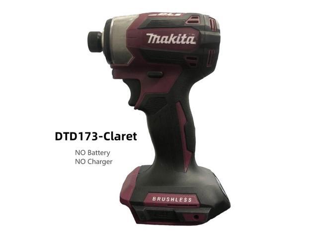 MAkITA 18V LXT DTD173 Cordless Impact Driver - Brushless Motor, Tools Only (Claret)