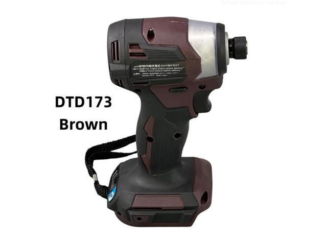 Makita 18V LXT DTD173 Cordless Impact Driver - Brushless Motor, Tools Only (Brown)