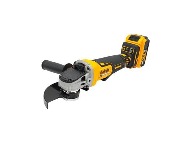 DeWalt DCG406 Cordless Angle Grinder, 20V High Performance 125mm, Perfect for Cutting & Polishing (Includes battery and charger)