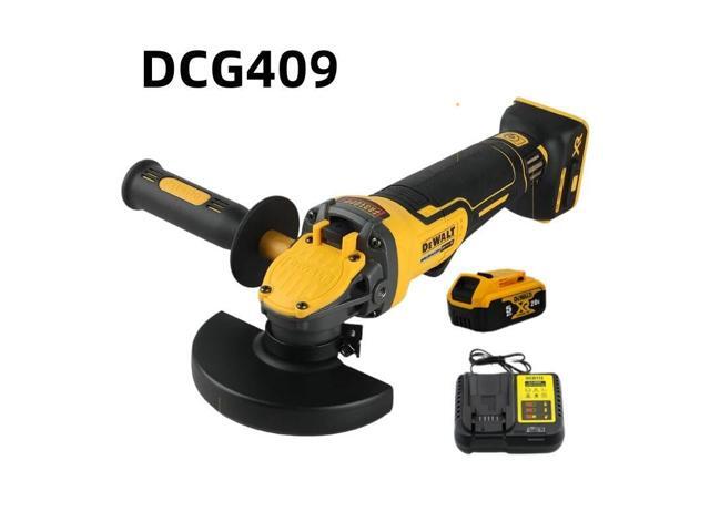 DEWALT DCG409 20-Volt 125mm Brushless Angle Grinder, Slide Switch (Battery & Charger Included)