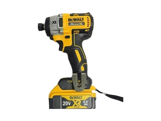 DEWALT 20V Li-Ion Cordless Impact Driver DCF887 - High-Performance 205NM Torque, 1/4' Chuck, Compact Design (Full Kit: Impact Driver + Battery +...