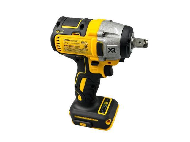 DEWALT DCF880 20V Brushless Cordless Impact Wrench 203Nm High Torque, LED Light Ring, Bare Tool (Charger & Battery Not Included)