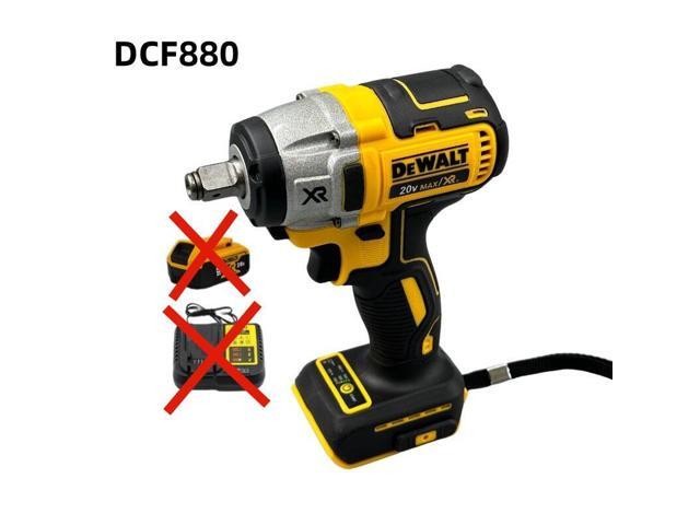 DEWALT DCF880 20V Brushless Cordless Impact Wrench 203Nm High Torque, LED Light Ring, Bare Tool (Charger & Battery Not Included)