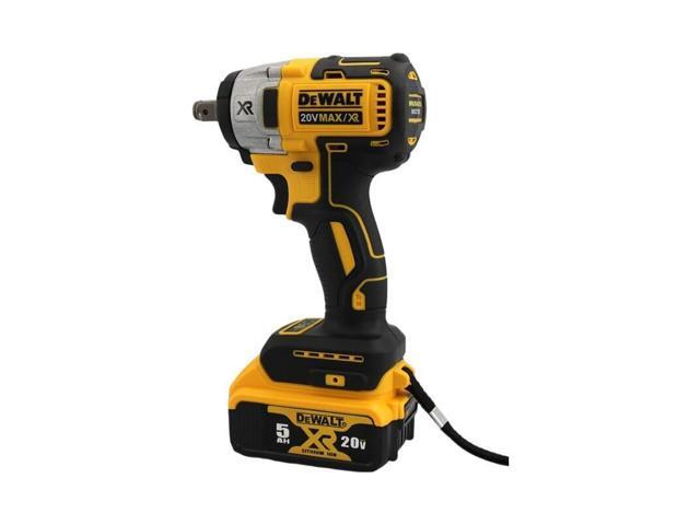DeWalt DCF880 20V Lithium-Ion Cordless Impact Wrench Brushless, 203Nm, LED Light Ring (Impact wrench + Battery + Charger)