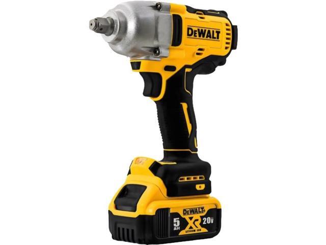 DEWALT 20V Brushless High Torque Impact Wrench DCF900 (impact wrench + Batteries + Chargers)