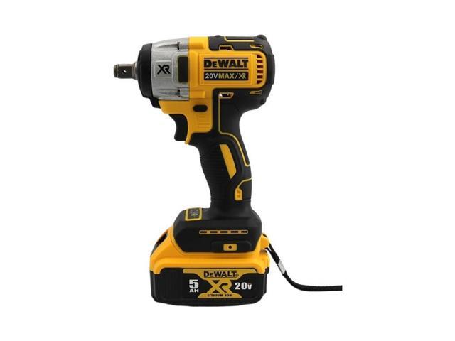 DEWALT DCF880 20V Brushless Cordless Impact Wrench - 203Nm High Torque, LED Light Ring, Impact wrench + Battery + Charger